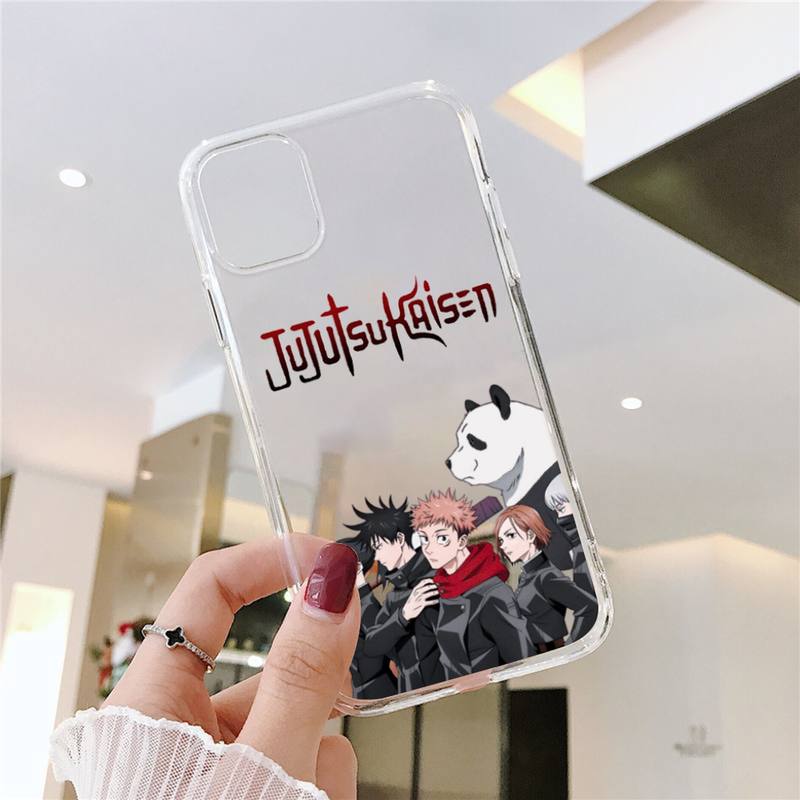 Capa de celular RUICHI Jujutsu Kaisen Anime para Samsung GalaxyS20 S21 S30 FE Lite Plus A21 A51S Note20 Transparente