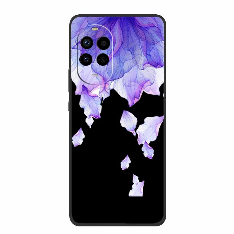 Black Silicone Case For Huawei Nova 13 Pro Case Cartoon Soft Back Cover For Huawei Nova 14 Pro Ultra Phone Case Nova14 Ultra Bag