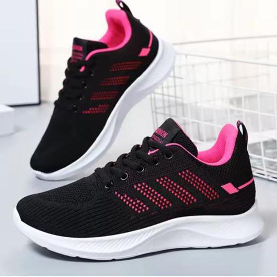 Litfun Women's Casual Sports Shoes Fashion Female Soft Bottom Sneakers Breathable Mesh Running Shoes Leisure Light Flats Shoes