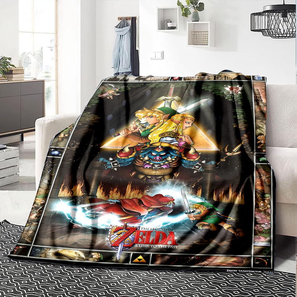 1pc Shiny Shield Fantasy Artwork flannel Blanket for Super Soft Cute Comfort Blanket for Travel Bedding Couch Sofa Blanket Y82549