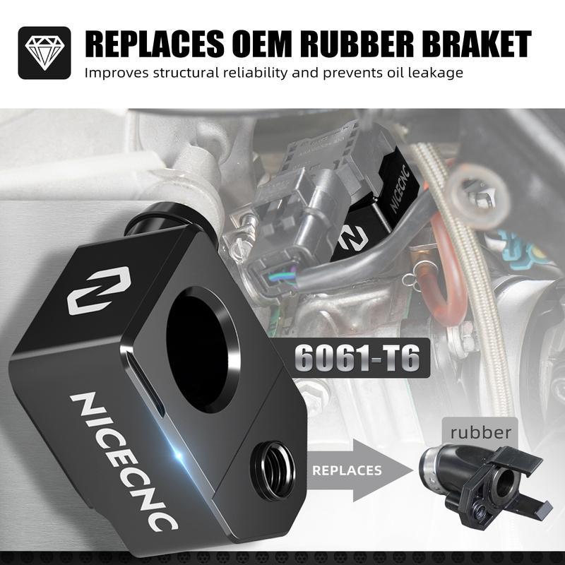NICECNC For Husqvarna TE 300 TE 250 TX 300 2024-2026 TBI Crankcase Pressure Sensor Bracket For GasGas EC 300 EC 250 TBI Enduro
