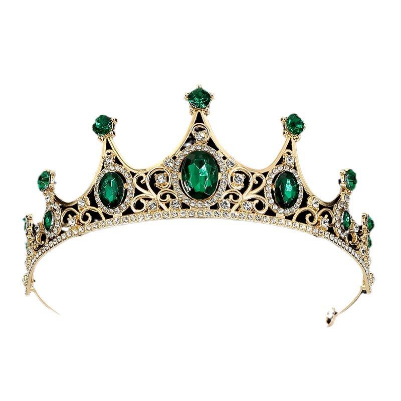 Bride Wedding Tiara Wedding Dress Accessories Alloy Rhinestone Headband Crown Birthday Crown Hair Accessories