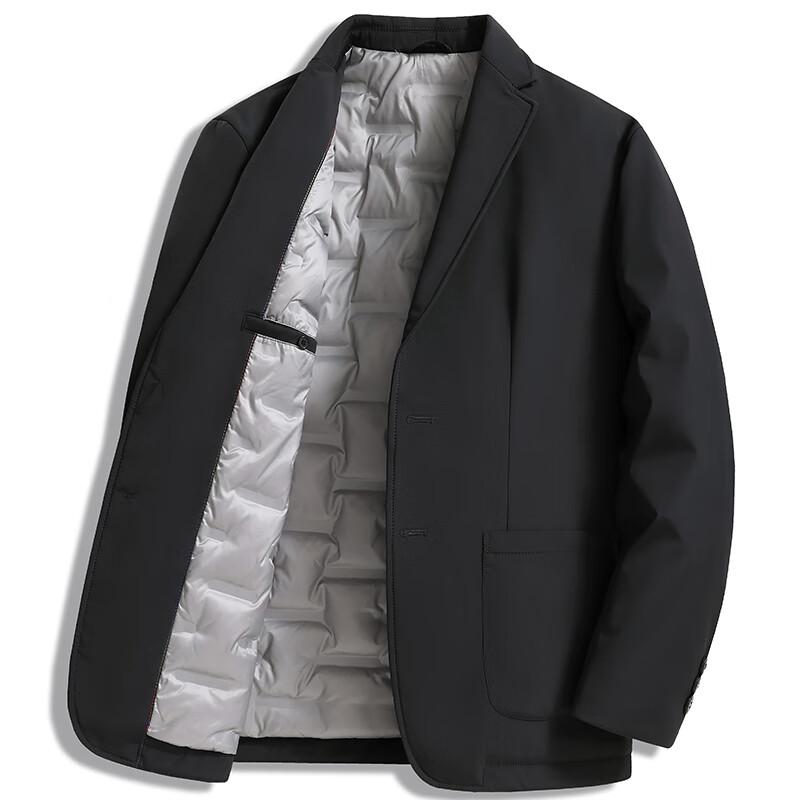 XueZhongFei Men's Short Goose Down Business Blazer X30145315F