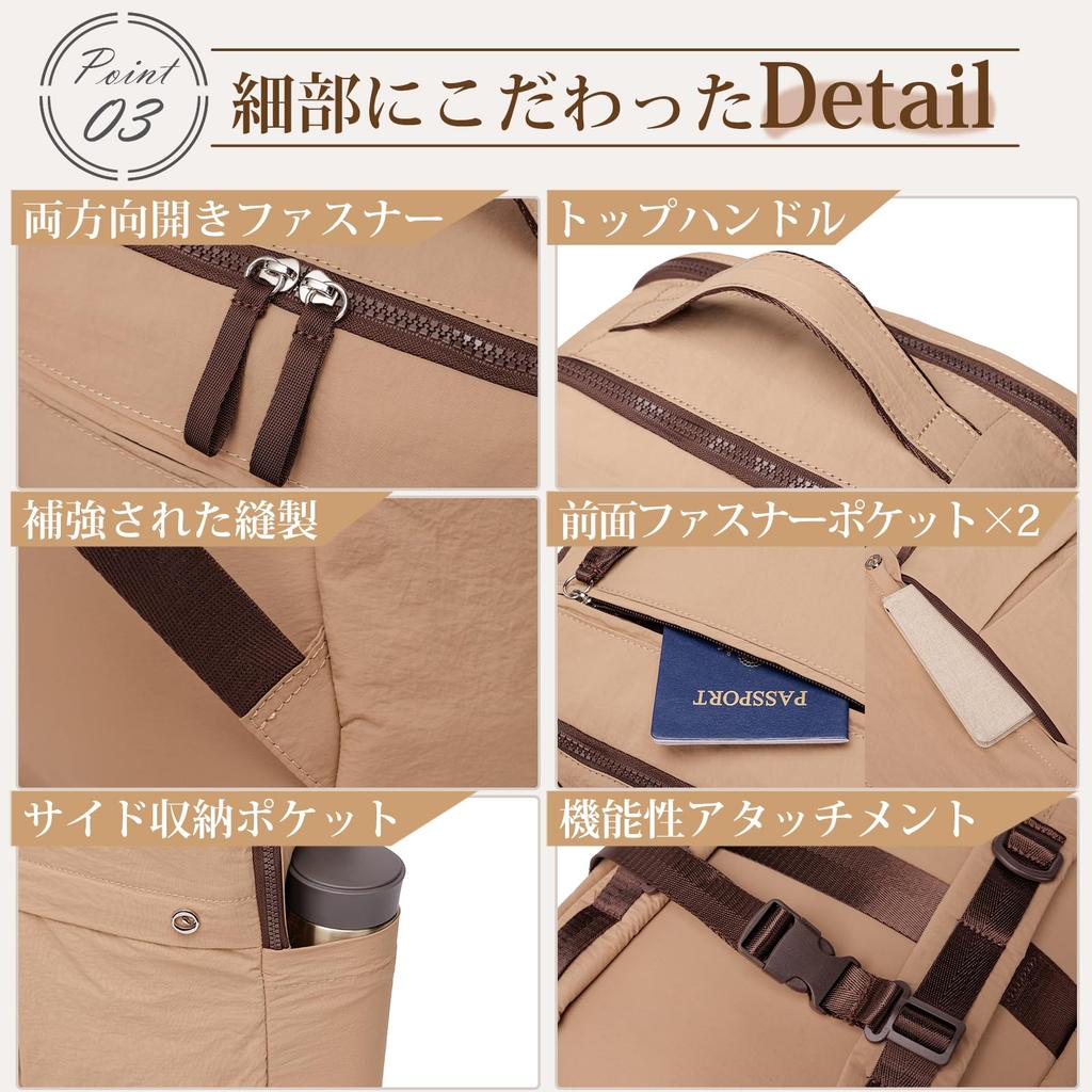 Colosuoa Damen Rucksack mit großer Kapazität, wasserdicht, für Business und Reisen, passend für 15,6-Zoll-Laptop, mit mehreren Taschen, schlichtes und stilvolles Design,