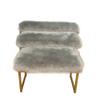 Yousheng Exquisite Workmanship Doormat Wide Application Polyester Faux Fur Sheepskin Simple Area Rug for Home