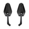 CNC ALU 8mm 10mm UNIVERSAL Motorcycle Rearview Mirror for Chopper Cruiser Custom