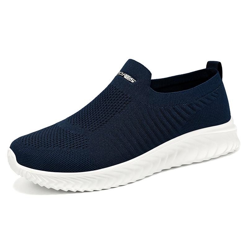 Men Vulcanize Shoes Mesh Men Shoes Lightweight Comfortable Men's Sneakers  Autumn Fashion Slip On Flats Shoes Male Loafers