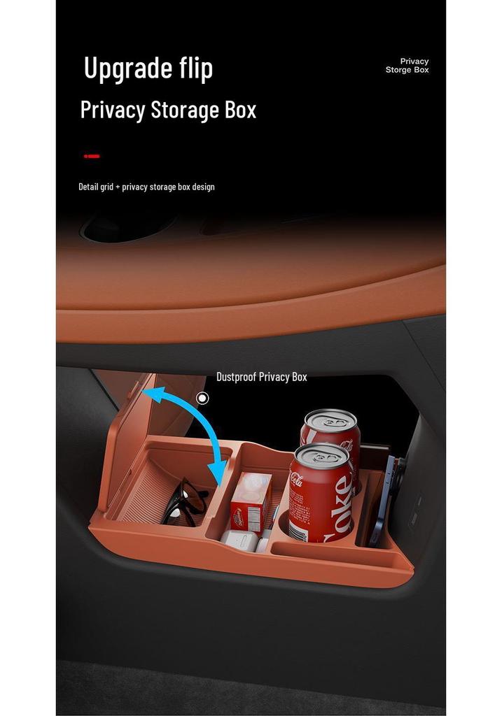 26 Mountain Sea L7 PLUS Silicone Car Console Storage Box