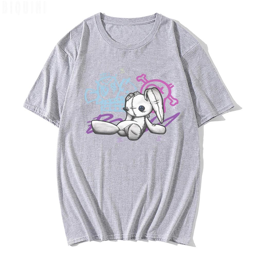 Jinx Arcane Monkey T Shirt Anime Cosplay Tees Women Men Unisex Grunge Aesthetic Short Sleeve 100% Cotton Print Summer Streetwear