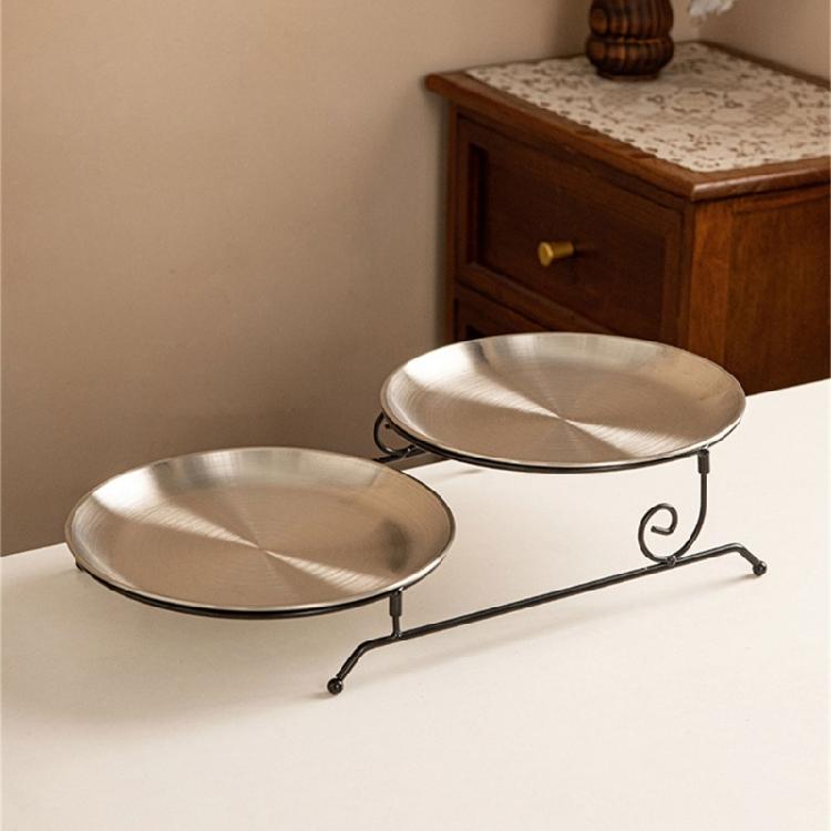 Practical Detachable Dessert Stand for Parties Detachable Fruit Serving Holder Metal Wedding Cake Display Plate