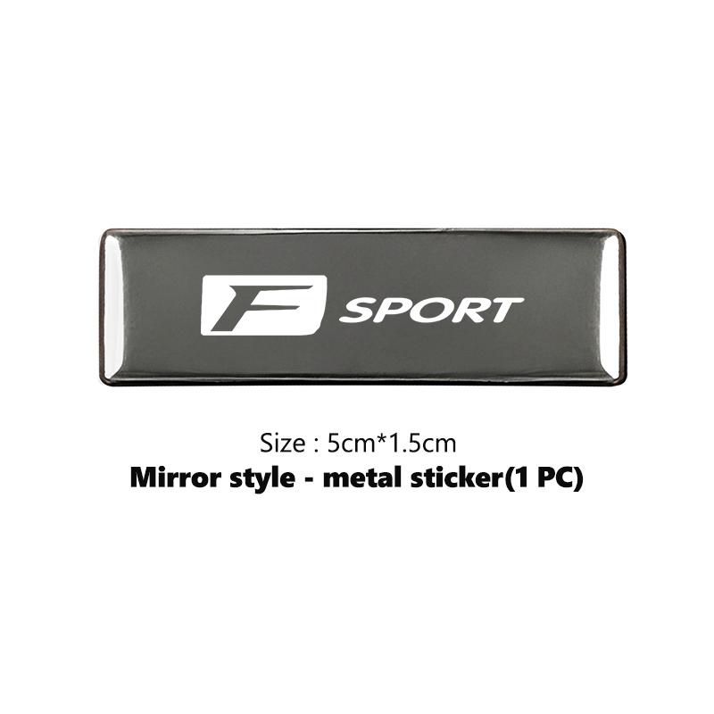 For Lexus Car Body Sticker Badge Auto Styling Decoration Accessories F Sport ES LS IS GS LC RC GC RX CT200h UX NX LX GX
