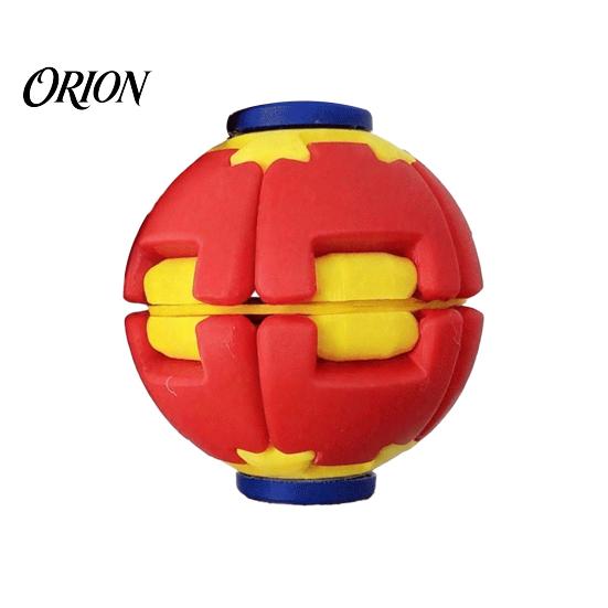 Stress Reduction Toy 3D Printed Press Spinning Ball, Anxiety Relief Fidget Spinner, Spinner Rotating Splicing Ball Desk for Kids Teens Adults