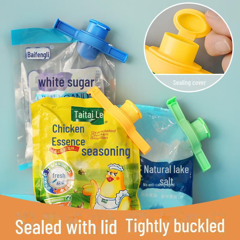 Moisture-Proof Kitchen Food Sealing Clip for MSG & Seasonings