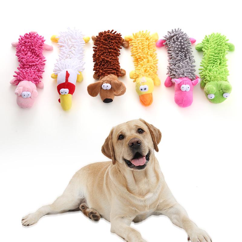 Squeaky Plush Chew Toy For Pets, Teeth Cleaning And Chewing Dog Toy Pet Supplies