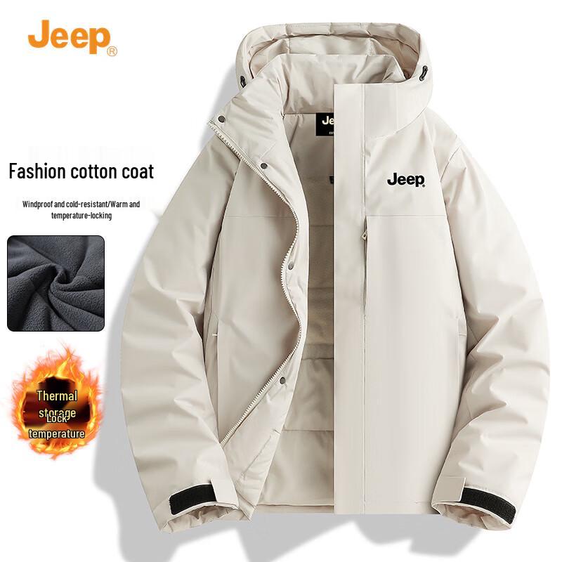 JEEP Men s 2025 Winter Hooded Padded Jacket 3XL