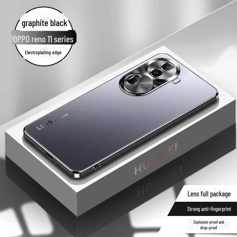 

Всеохоплюючий гальванізований матовий бізнес-кейс для Oppo Reno 9/10/11/12 Pro Oppo Reno7