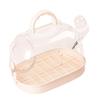 Ventilated Small Animal Carriers Cage with Top Airflows Clear View Design Water Bottle For Pet Monitoring Outdoor Trip