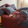 Retro Cotton Four-Piece Set: Yarn-Dyed Jacquard Bed Sheet & Duvet Cover for All Seasons