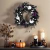 Gothic Garlands Halloween Door Wreath Front Door Wreath for Indoor Outdoor Party