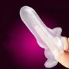 Clear Thickened Dick Sleeve, Reusable Butt Plugs for Men & Women, Waterproof Body Safe Masturbation Dildo Adult Sex Toy