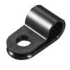 20Pcs Nylon R-Type Cable Clamp Organizer Cord Clips for Wire Management 5/4.8/6.4/15.8mm Black CC-0.5/UC-0.5/UC-1/CC-1/CC-4