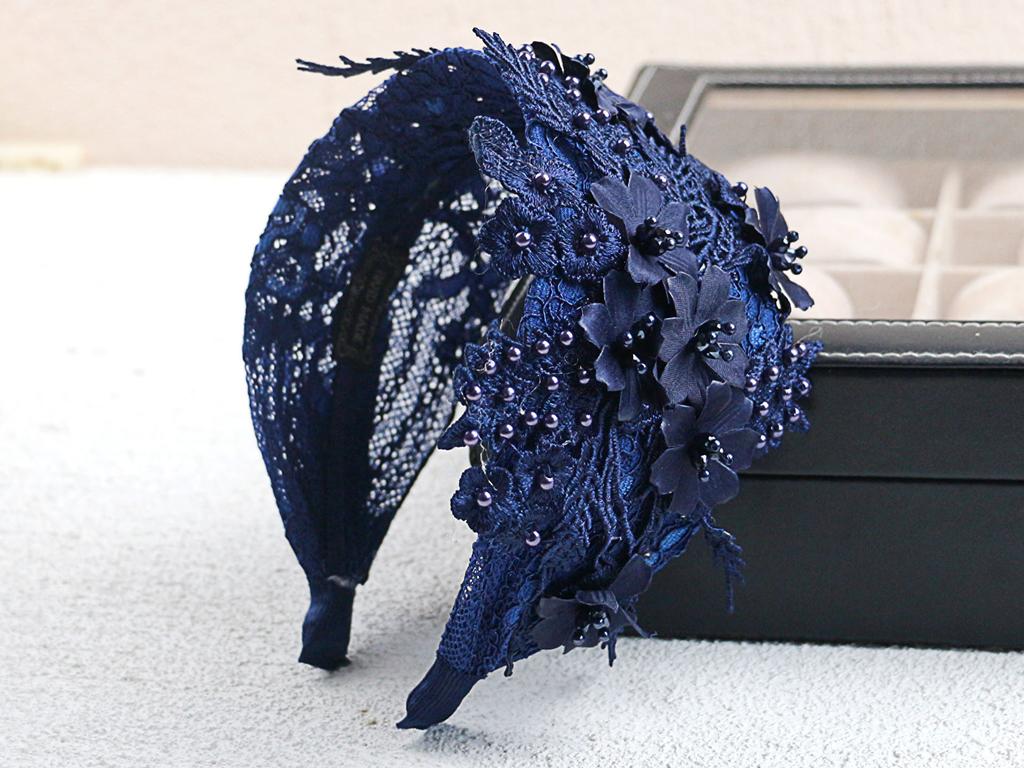 Spitzen Fascinator Stirnband für Frauen Teeparty Hut Bräute Birdcage Schleier Stirnband 1920er 50er Accessoires Kirchenhüte Kopfbedeckung