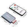 HDMI-Compatible Adapter Converter with Remote Line Doubler Digital To HDMI-Compatible Metal Converter for Gamecube NGC Console