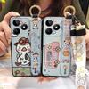 Waterproof Anti-dust Phone Case For Realme C53/Narzo N53 Ring Cartoon Shockproof Anti-knock Soft case Silicone Lanyard