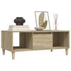 Coffee Table Sonoma Oak 90 X 50 X 36.5 Cm Engineered Wood
