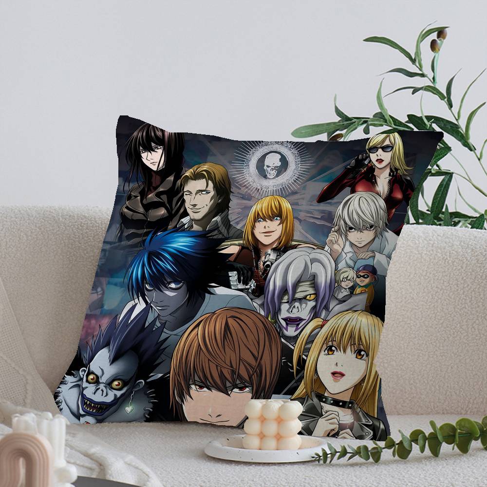 Anime Death Note Stitch Lucky Dragon Pillow Cover Sofa Cushion Cover Home Room Decoration Children Gift