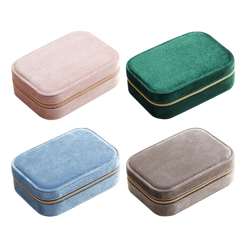 

Шкатулка для драгоценностей Портативный футляр для ювелирных изделий с застежкой-молнией Ящик для хранения ювелирных изделий Ящик для хранения ювелирных изделий Чехол для хранения ювелирных изделий Шкатулка-органайзер