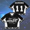 2026 Kpop Stray Run It World Tour Jersey T-shirt Men Women Summer Sports T-shirt Breathable Quick Drying Street Clothing Unisex