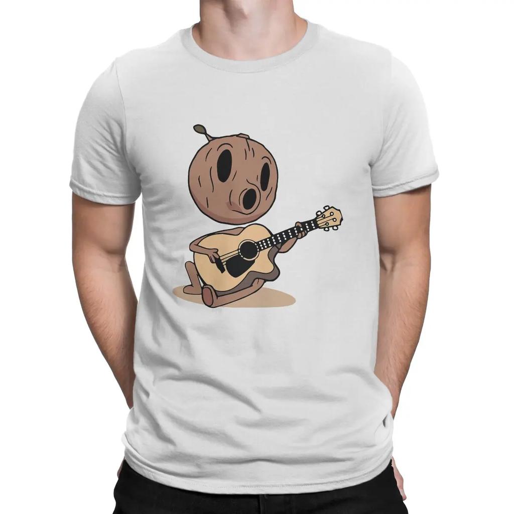 Music Guitar Hip Hop TShirt H-Hilda Cartoon Leisure T Shirt Summer Stuff For Adult