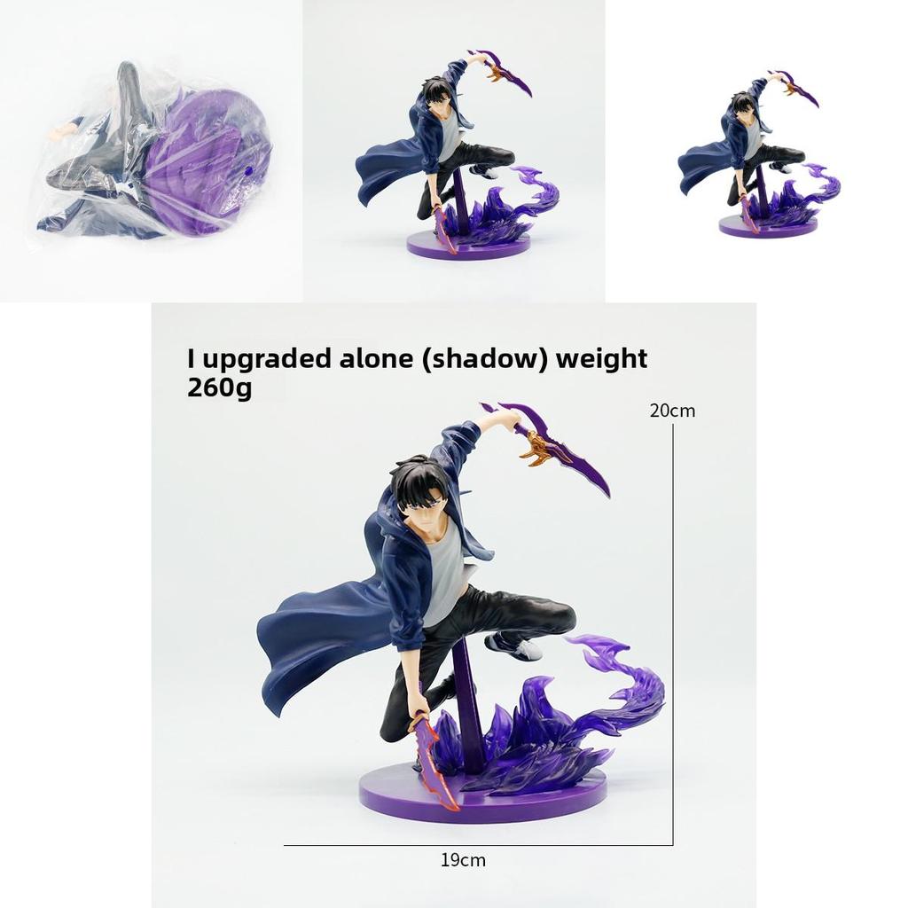 Solo Leveling Sung Jin Woo Pvc Model With Battle Edition For Gift And Collection
