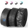 Road Bike Handlebar Tape Anti-Slip PU Shock Handle Bar End Plugs Bicycle PU Anti-Vibration Wrap Tape Bicycle Absorb Sweat