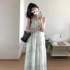 2024 Summer French Petite Sleeveless Mid-Length Slimming Dress for Women