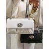 Sweet daughter wind small square bag new niche chain bag high-end pleated shoulder messenger bag