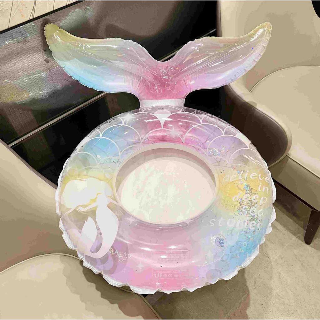 Float for Adults 90cm Float Stylish Cute Mermaid Float Strong Buoyancy Stylish For Water Play Swimming Beach Sunbathing Summer Vacation Heat
