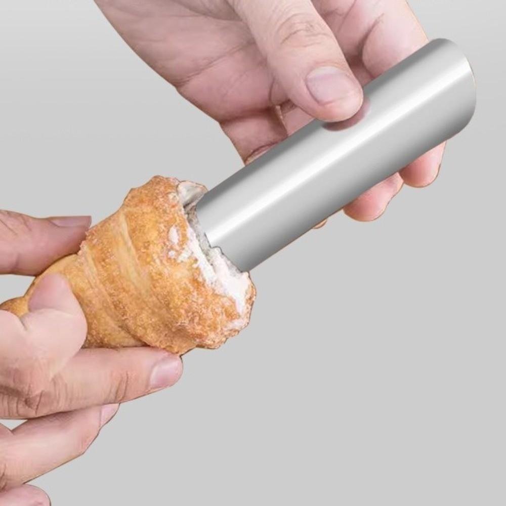 16pcs Non Stick Pastry Cone Mold Set Stainless Steel Danish Pastry Tube  Home Cooking