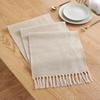 Vintage Woven Cotton Linen Table Runner Country Wedding Party Decoration Home Textiles For Christmas Home Table Runners