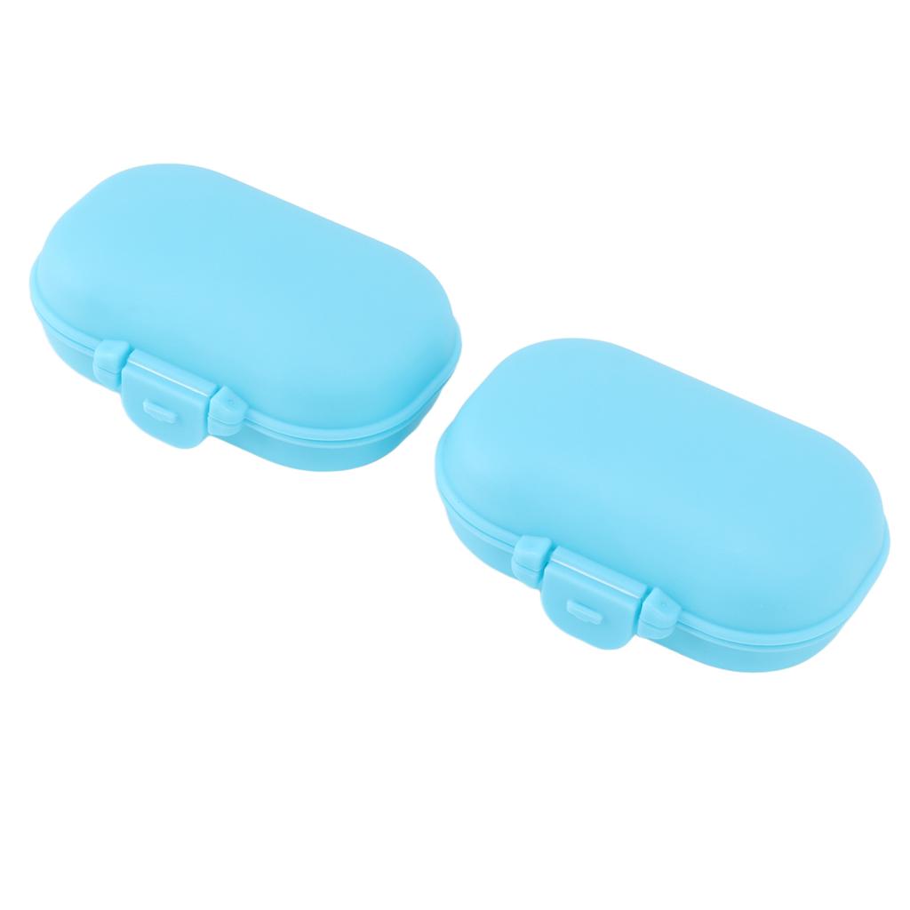 7PCS Medicine Case Portable Detachable Safe Mini 4 Compartments Medicine Organizer for Outdoor Travel