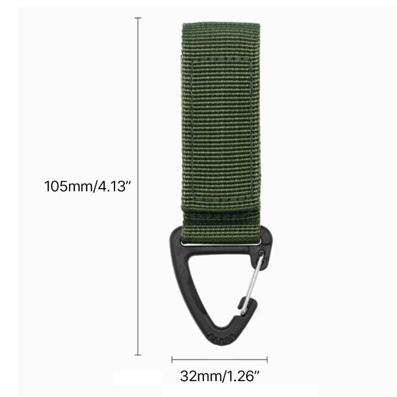 Backpacking Tactic Hook Keyring Strong Key Keychains Carabiner Professional Waist Buckle with Key Keyring Keychains