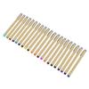 21 Pcs Micro Pen Set 10 Black 11 Colored Water Proof Fineliner Pen for Drawing Sketching Calligraphy Outlining