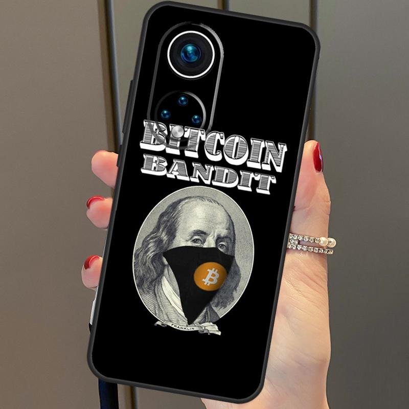 Bitcoin BTC Cover For Honor 90 70 50 Magic 6 Pro Magic 5 Lite Honor X6a X7a X8a X9a X8b X9b X8 X9 Case