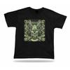 T-Shirt Shirt Geburtstag Geschenkidee Horn Schädel Axt Böse Dämonische Embleme Gruselig