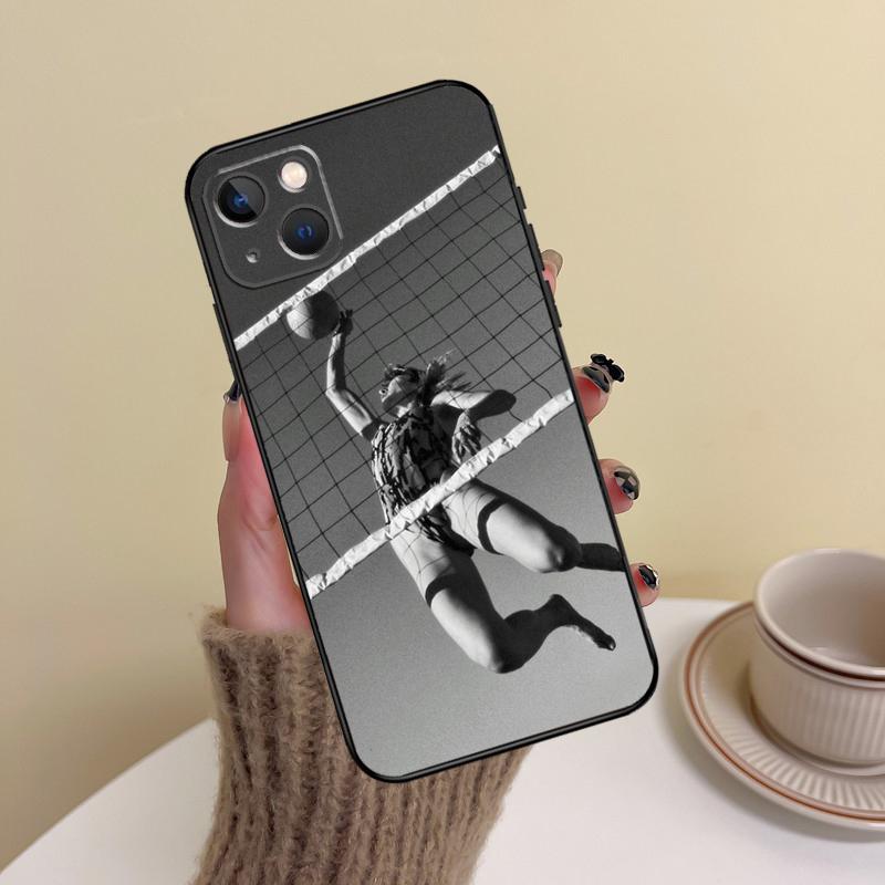 Play Volleyball Ball Phone Case For iPhone 15 Pro Max 11 12 13 14 16 17 Pro Max mini Plus 16e 17 Air Cover Funda