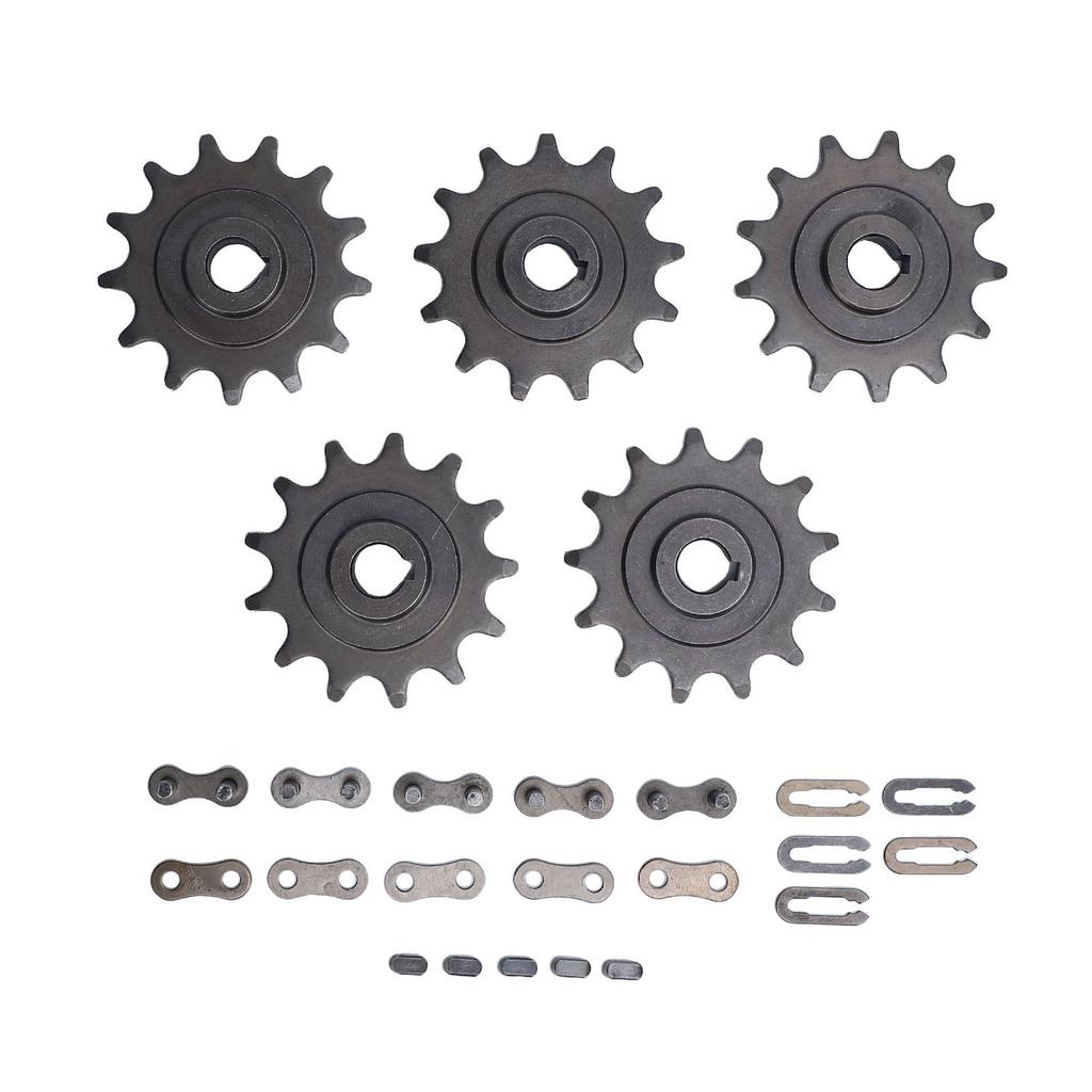 410 13T Rear Motor Sprocket with 410 Model Master Link Set for Go Kart Motorcycle ATV Quad