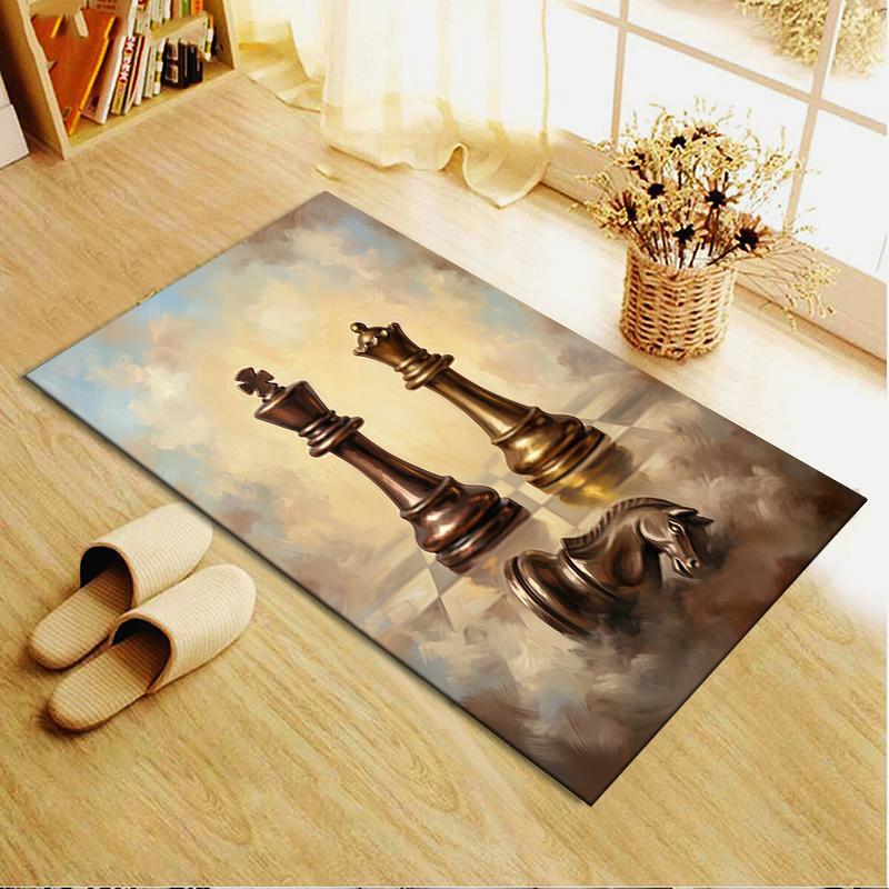 2025 New Chess piece Carpet Rug for Living Room Bedroom Home Sofa Decoration,Kids play Non-slip Floor Mat