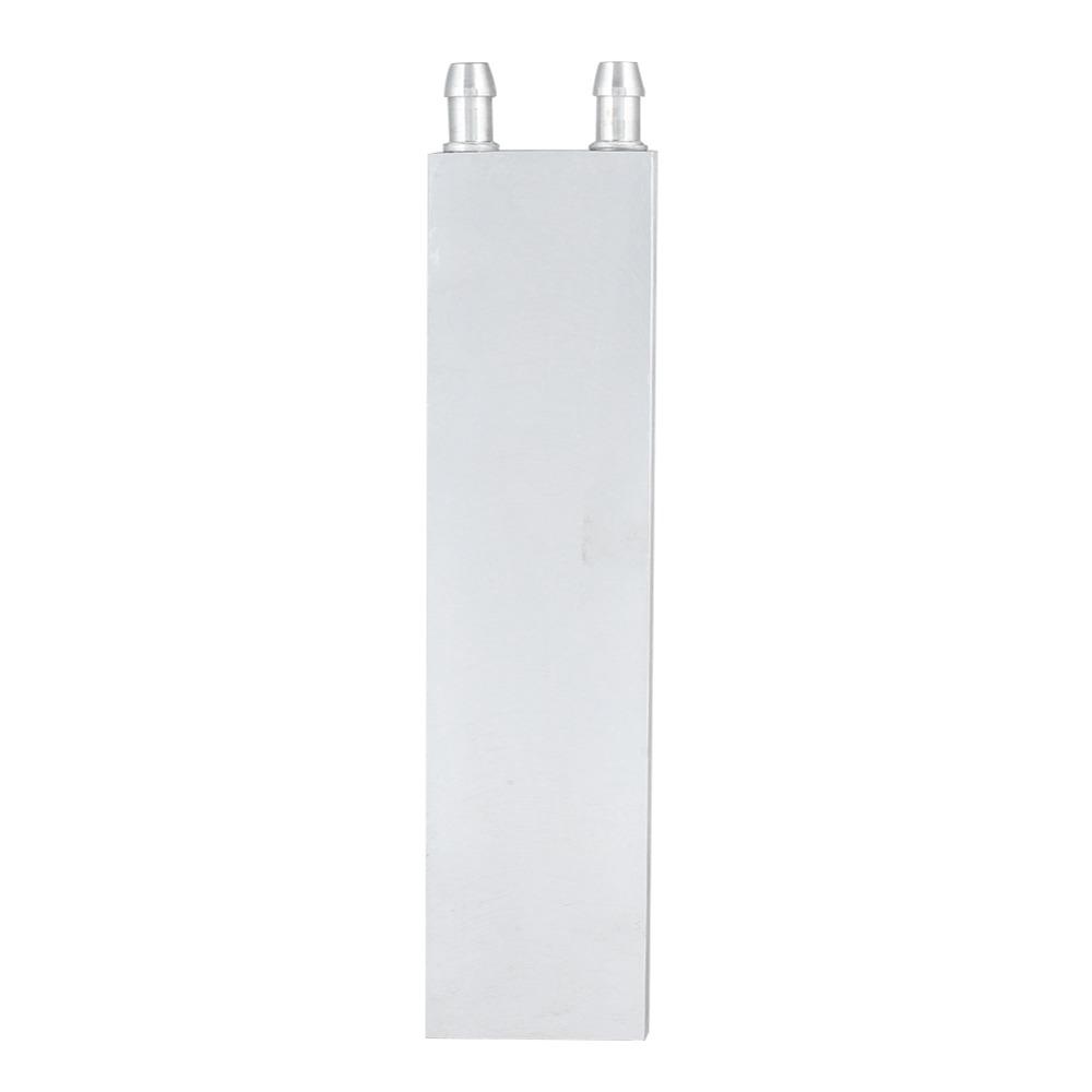 Silver Aluminum Alloy Heat Sink 40x80mm/40x120mm/40x160mm/40x200mm Water Cooling Block CPU Cooling
