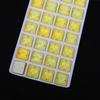 Crystal Glass Hand Sewn Drill, Square Fluorescent Flat Bottom Mocha Neon Dopamine Rhinestone Diy Clothing Accessories
